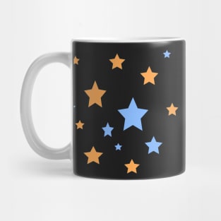 Orange and Blue pastel star bundle Mug